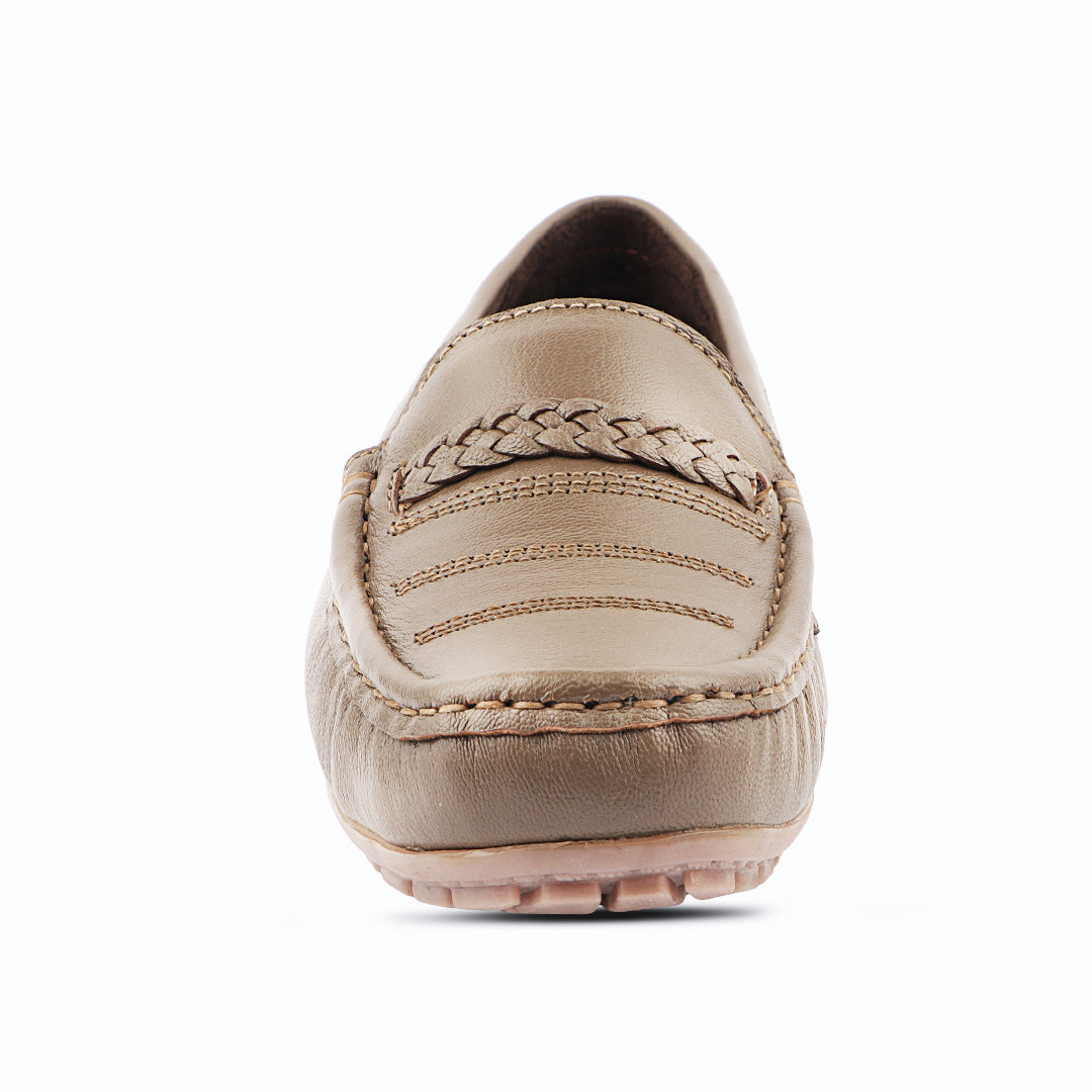 Medifeet Genuine Leather Comfortable & Arch Support Loafers For Women's