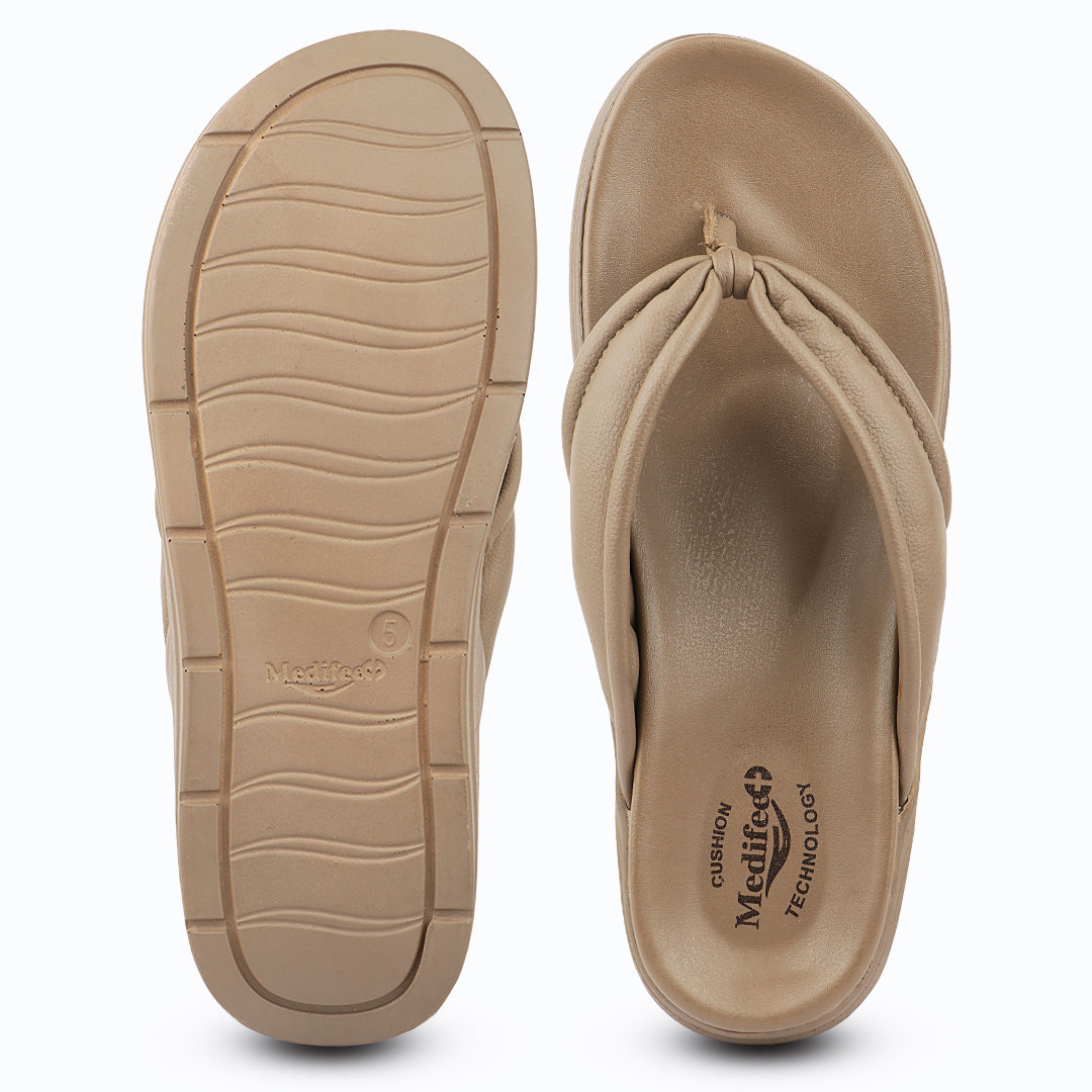Medifeet Cushion & Comfortable Midsole With Arch Support Slippers For Women's