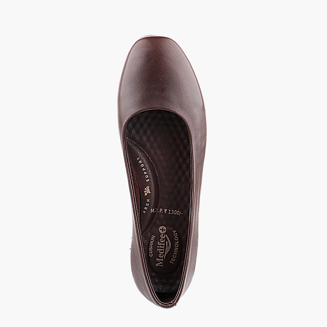 Formal Belly Loafers for Women with Cushioned Footbed