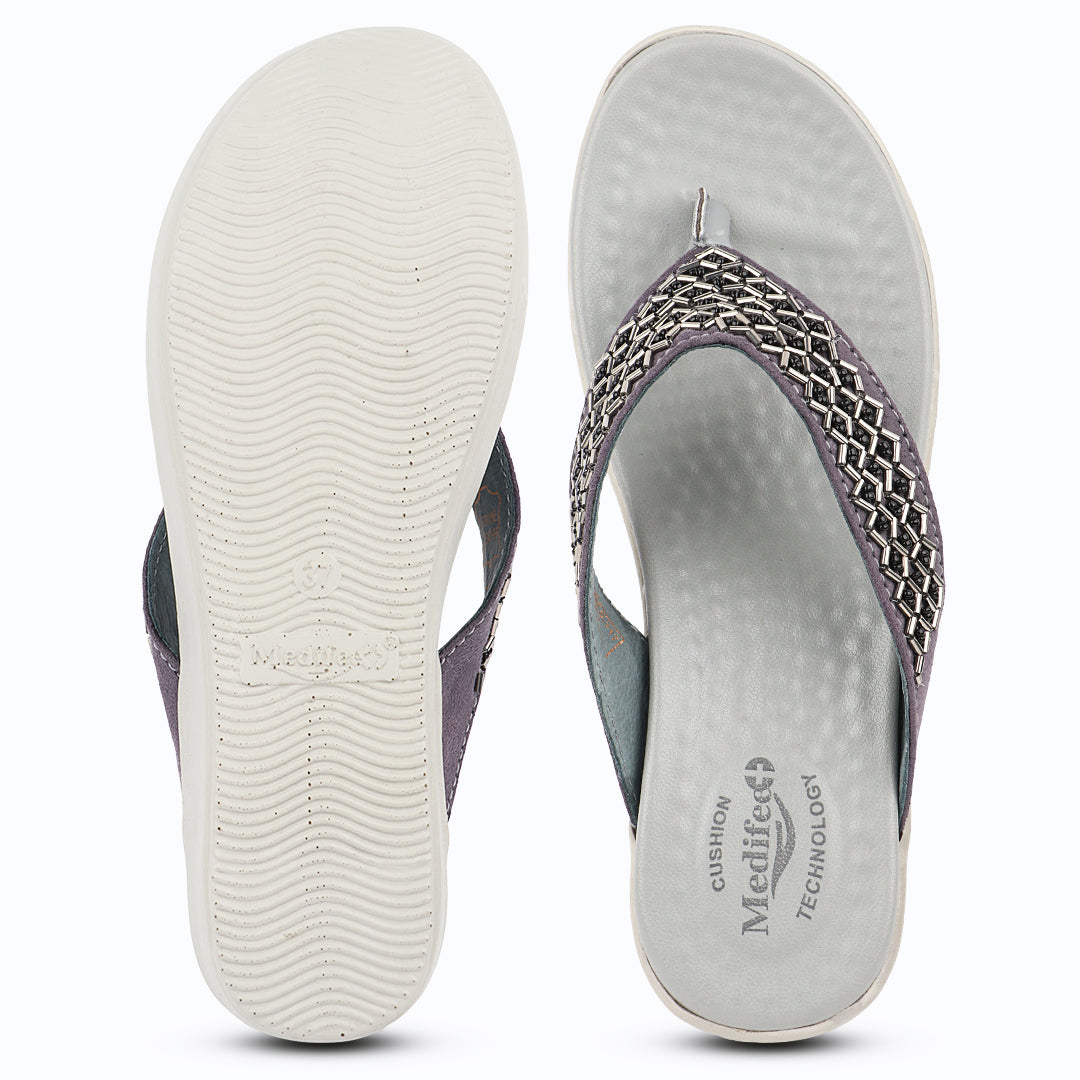 Medifeet Cushioned Footbed Comfortable Heel