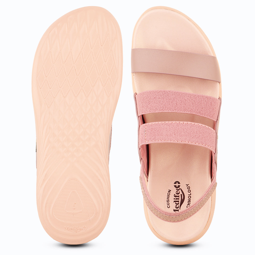 Medifeet TrioStyle Slingback Sandals for Women | Arch Support | Fashionable & Comfortable