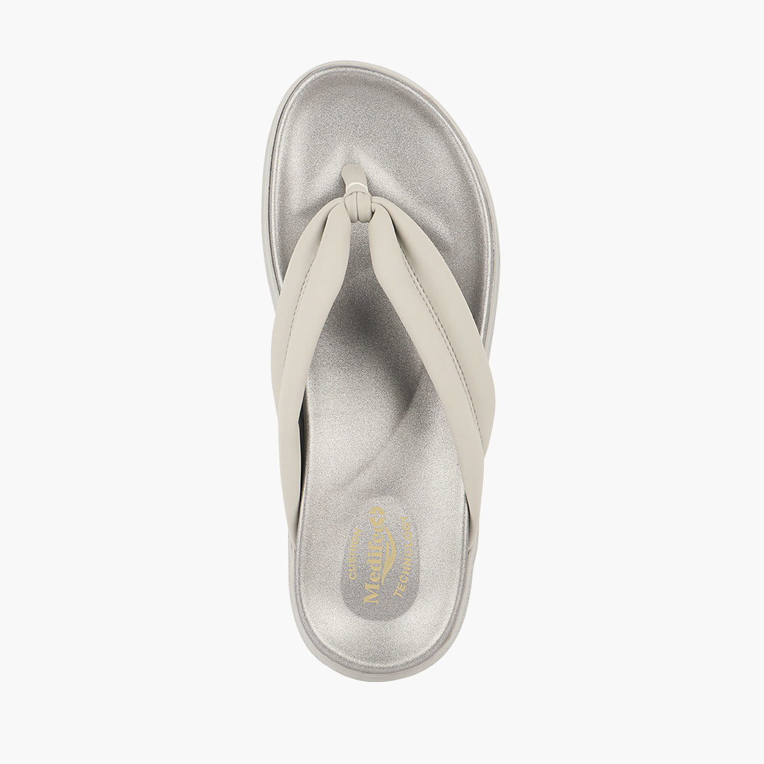 Medifeet Premium V Strap Slippers for Women (Comfortable & Arch Support)