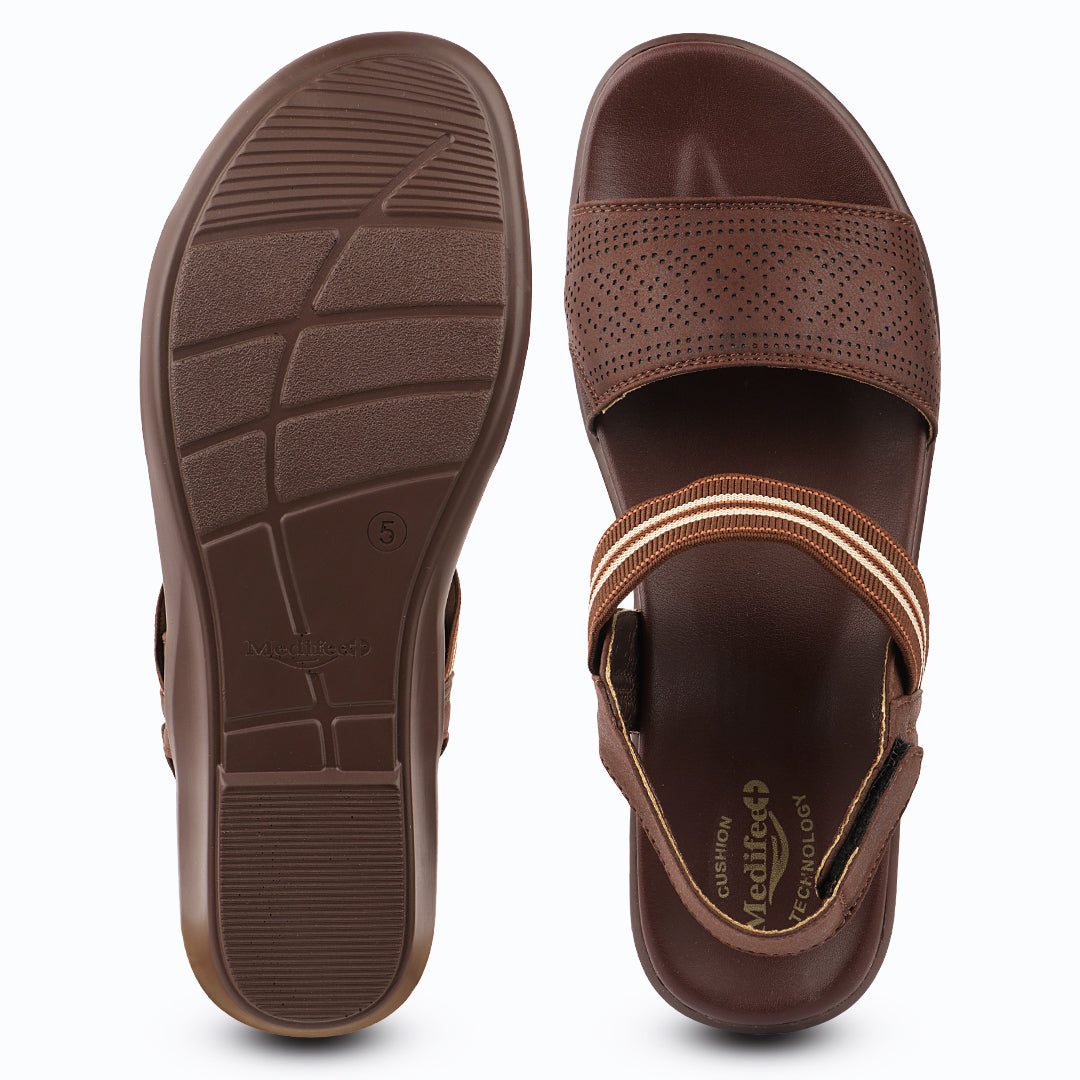 Medifeet Women's Orthopedic Sandals | Adjustable Fit | Arch Support