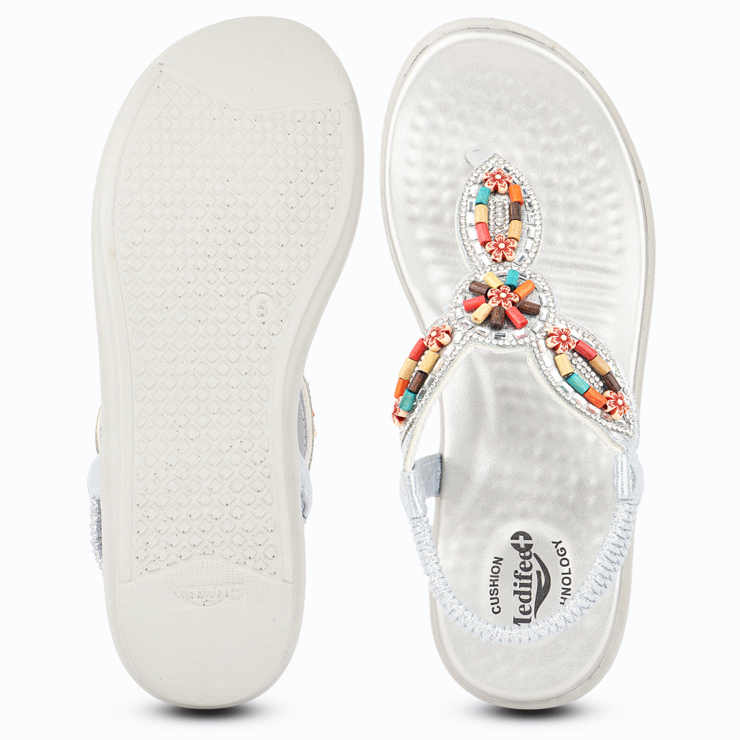 Medifeet SoftStep Boho Chic Sandals – Pain-Free Fashion Walking | Style Without Sacrificing Comfort