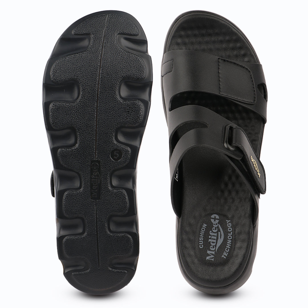 Medifeet Women's Therapeutic Comfort Sandals | Helps Reduce Lower Back, Hip & Ankle Stress | Cushioned Pressure Relief Footbed