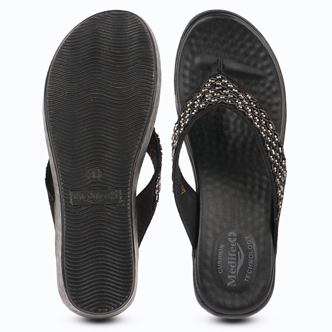 Medifeet Cushioned Footbed Comfortable Heel
