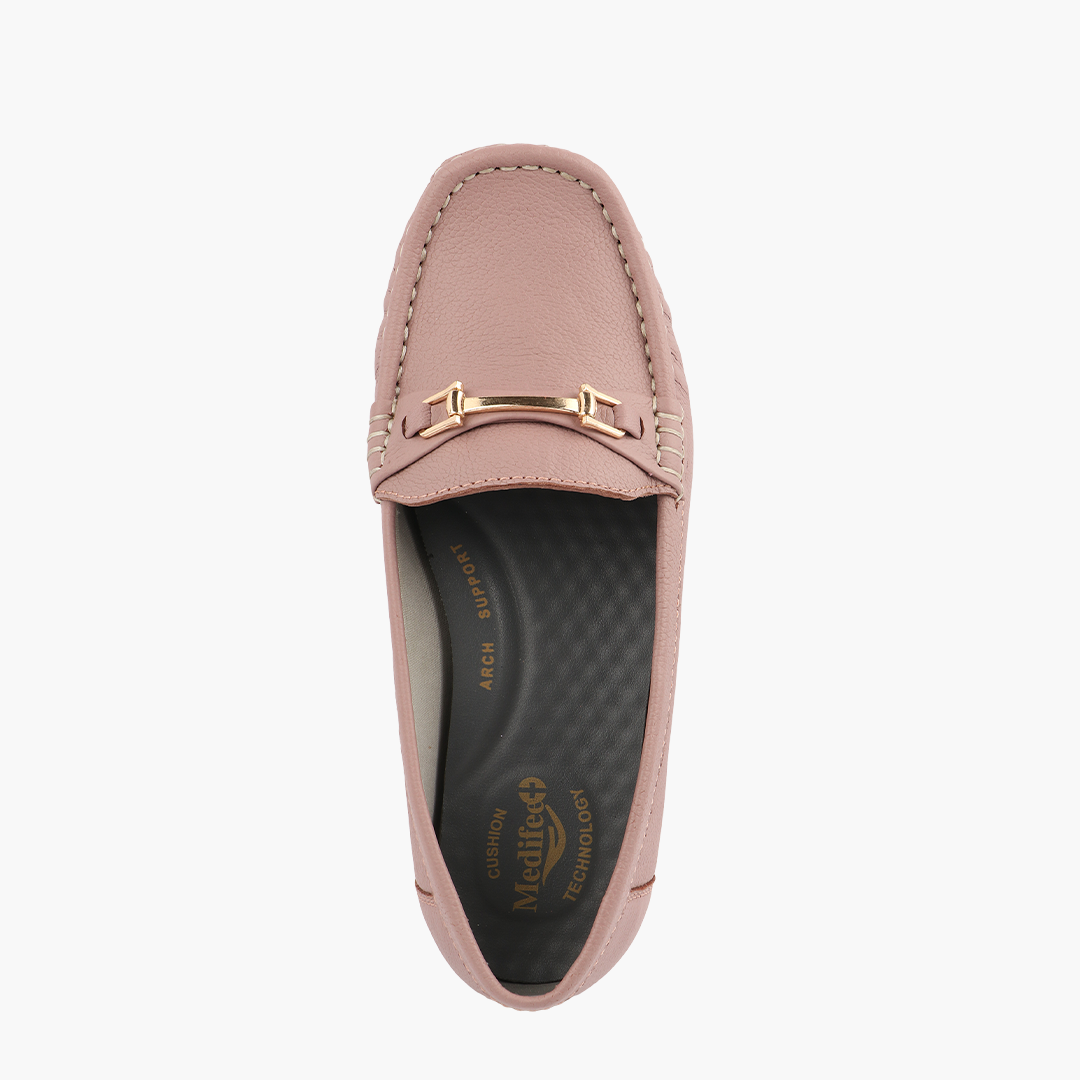 Medifeet Leather Moccasin / Loafers for Women
(Premium Leather | Cushioned Footbed)
