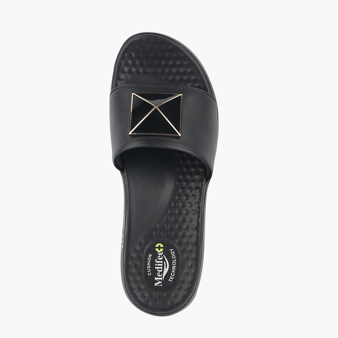 Medifeet Orthopedic Slides With Arch Support For Women's