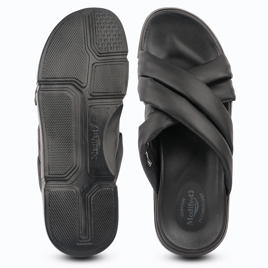 Medifeet Men’s Fashion Comfort Sandals with Orthopedic Support, Anti-Slip Sole & Cushion Comfort