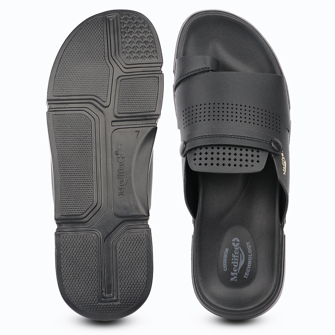 Medifeet Ortho Walk Slide Sandal For Men's | German Technology Comfort Midsole with Arch Support & Lightweight Sandals