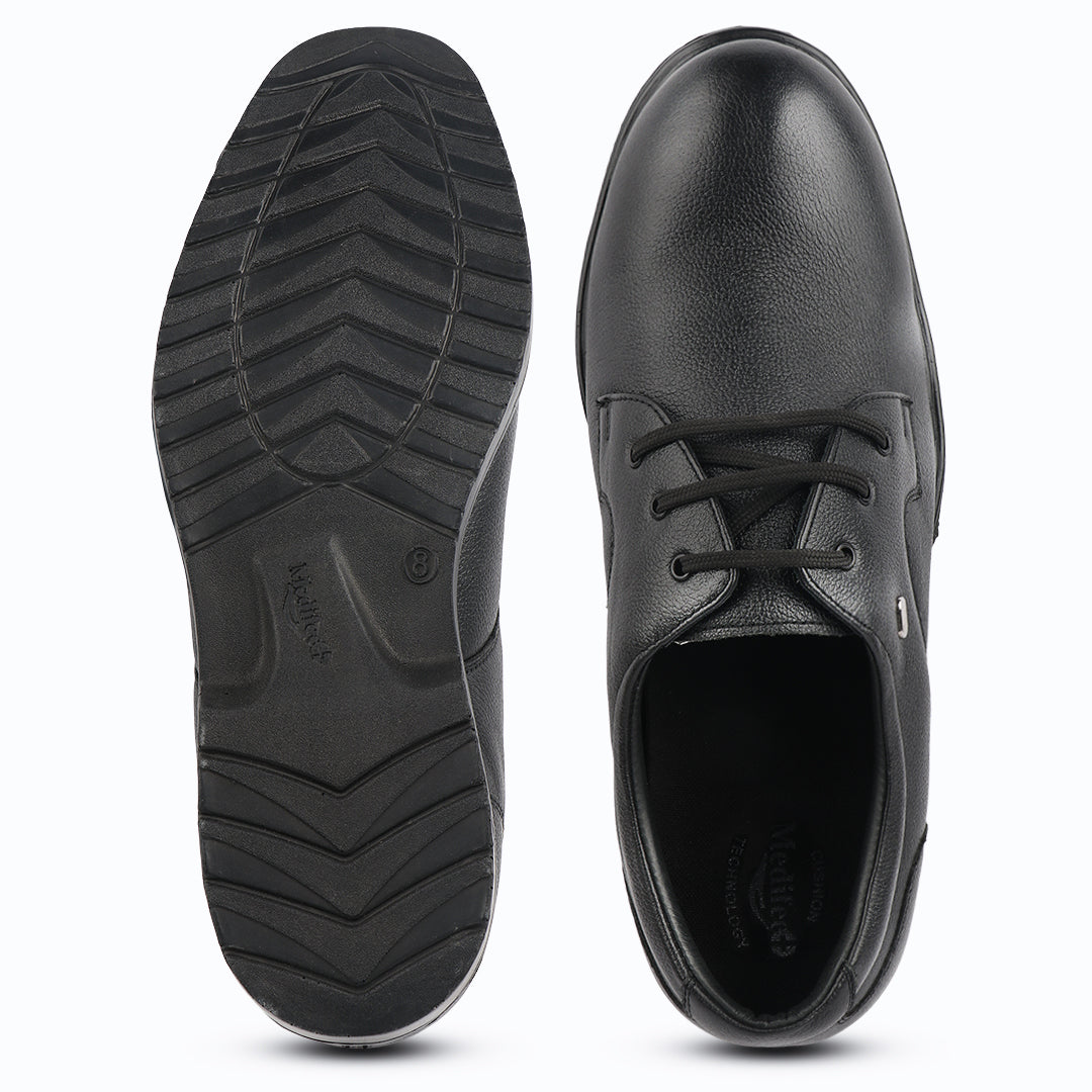 Medifeet Comfortable Formal Shoes for Men (Premium Genuine Leather)