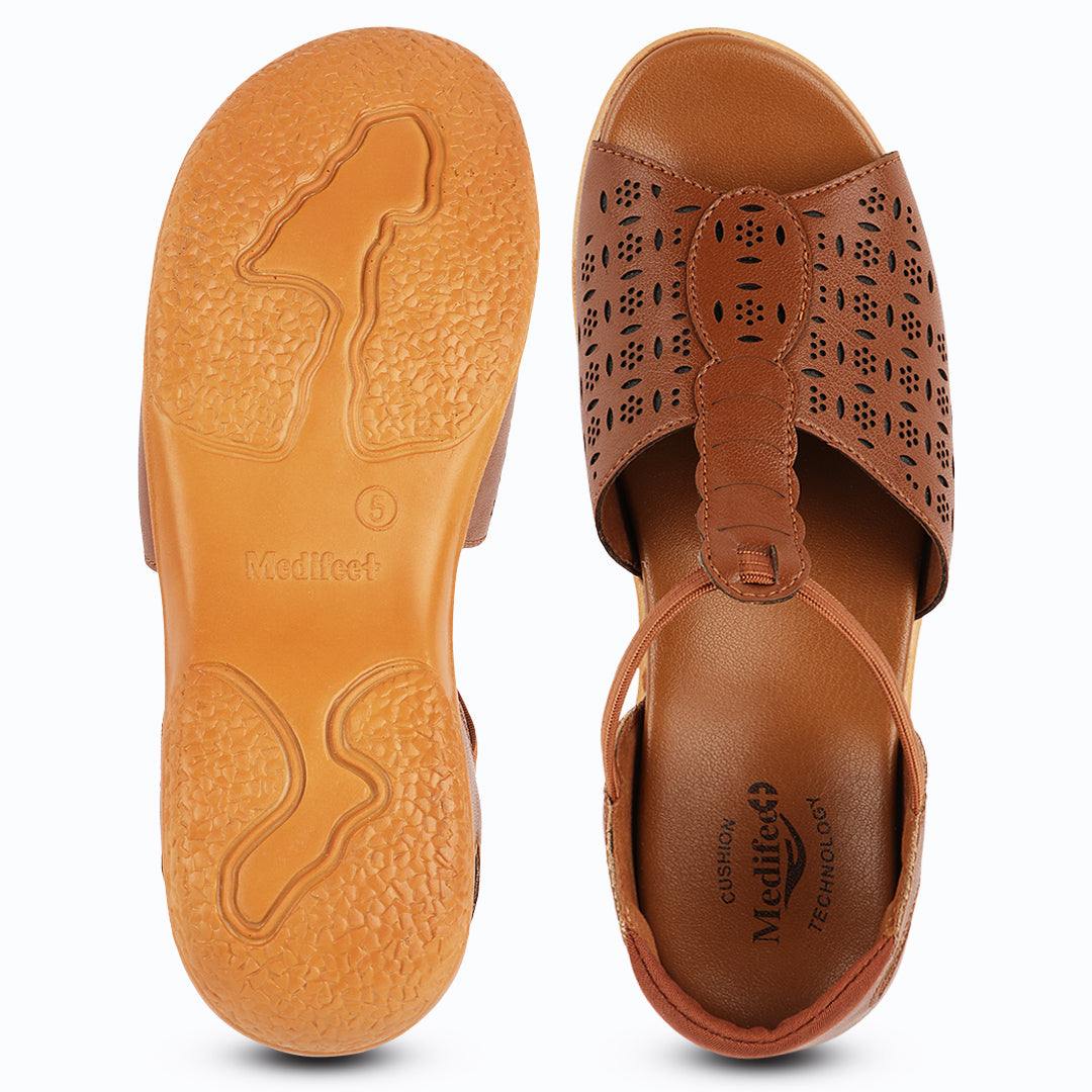 Medifeet Cushioned Footbed Women Sandals
