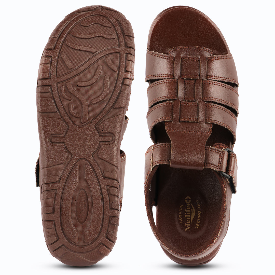 Medifeet Orthopedic Outdoor Comfort Sandals for Men's With Arch Support