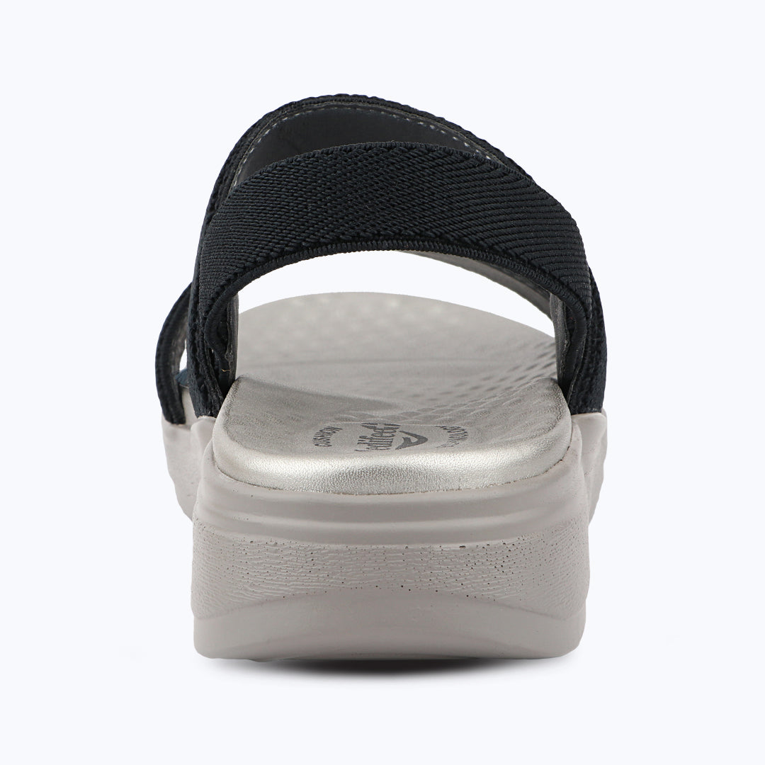 Medifeet Women's Dual Strap Fashion Sandals (with High Back Strap & Arch Support)