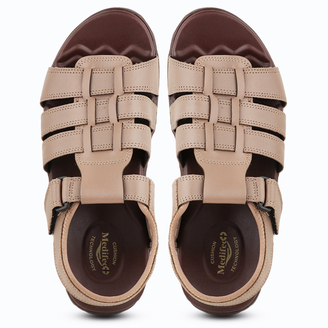 Medifeet Orthopedic Outdoor Comfort Sandals for Men's With Arch Support