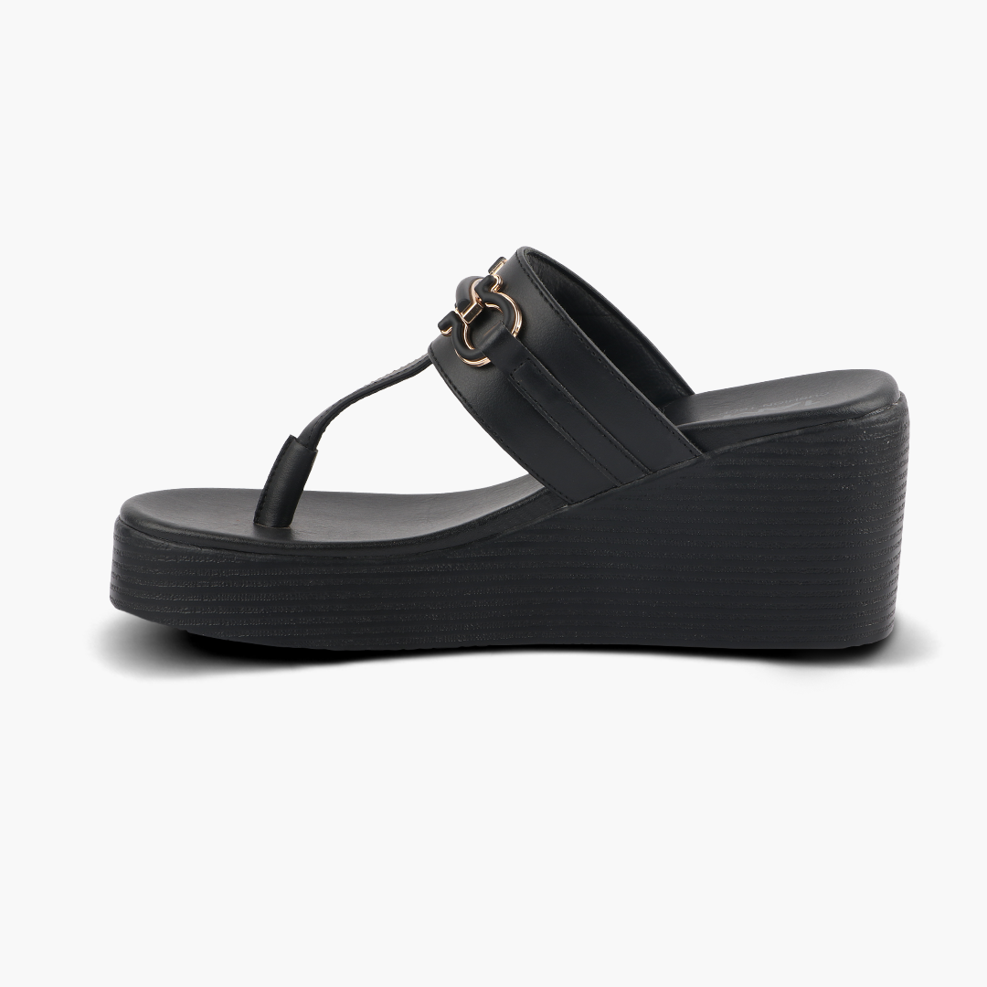 Cushioned Wedge Heel Sandals for Women (Arch Support)