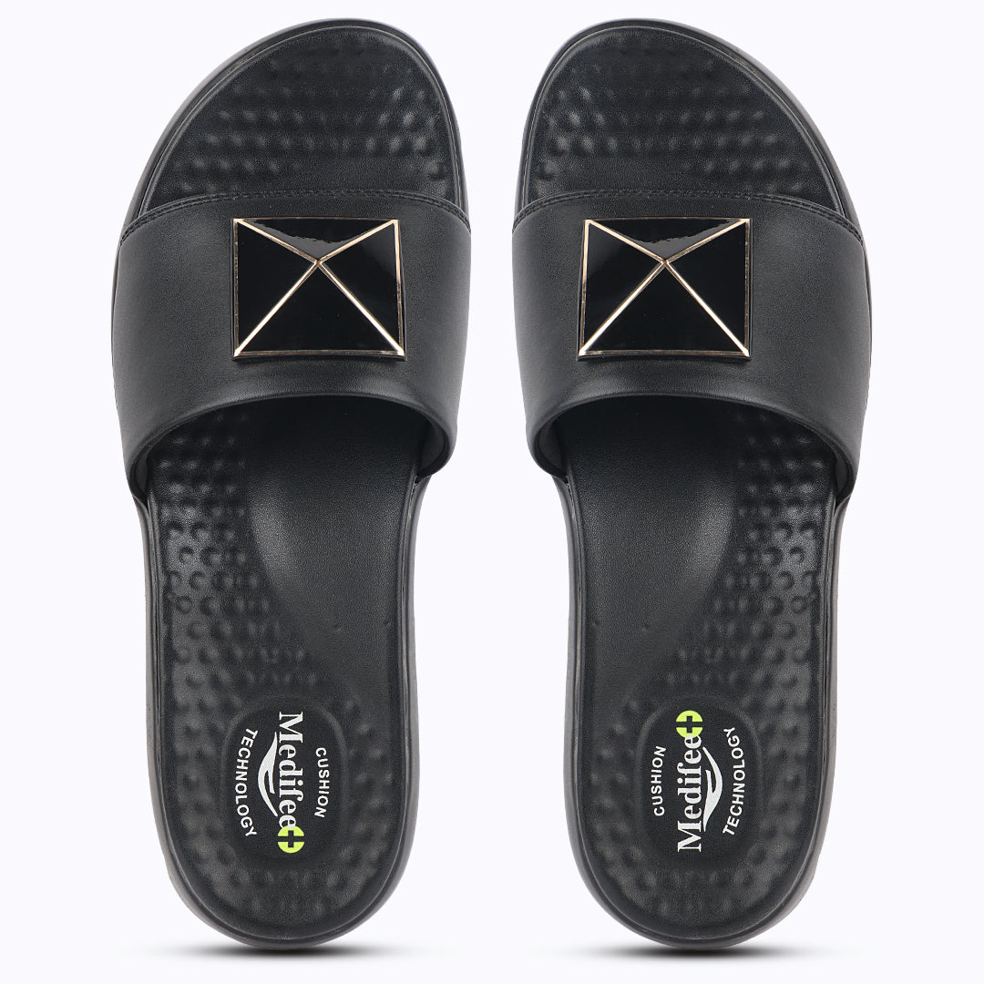 Medifeet Orthopedic Slides With Arch Support For Women's