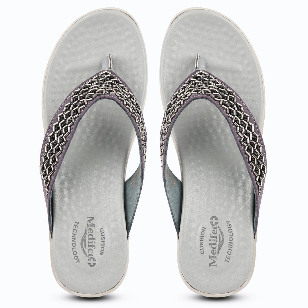 Medifeet Cushioned Footbed Comfortable Heel