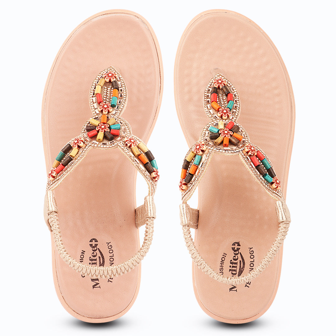 Medifeet SoftStep Boho Chic Sandals – Pain-Free Fashion Walking | Style Without Sacrificing Comfort