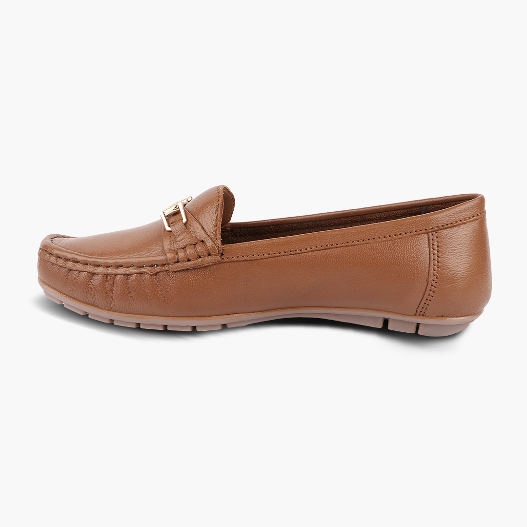 Medifeet Leather Moccasin / Loafers for Women
(Premium Leather | Cushioned Footbed)