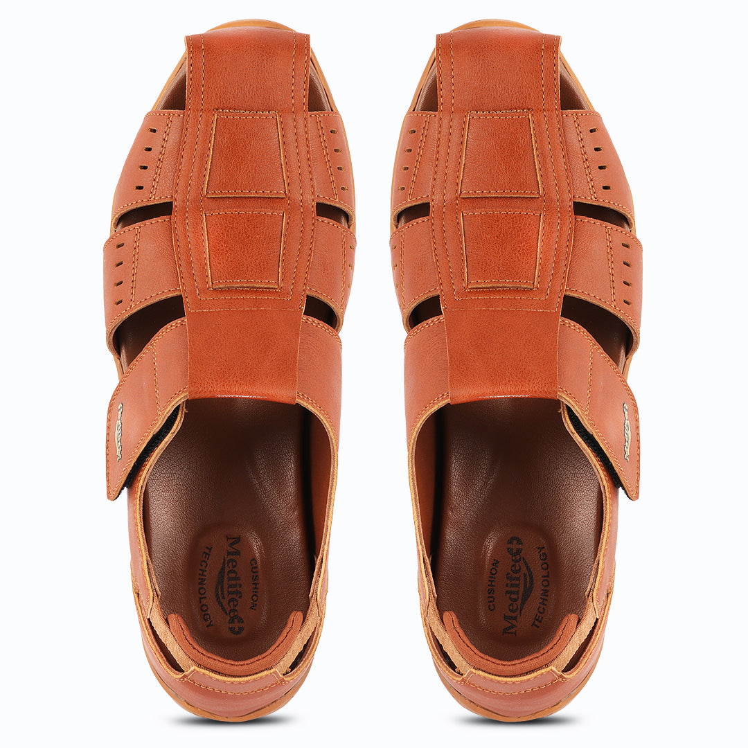Ortho-Friendly Ankle-Strap Fisherman Sandals For Men's