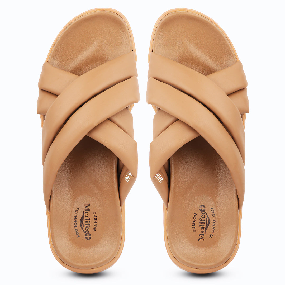 Medifeet Men’s Fashion Comfort Sandals with Orthopedic Support, Anti-Slip Sole & Cushion Comfort