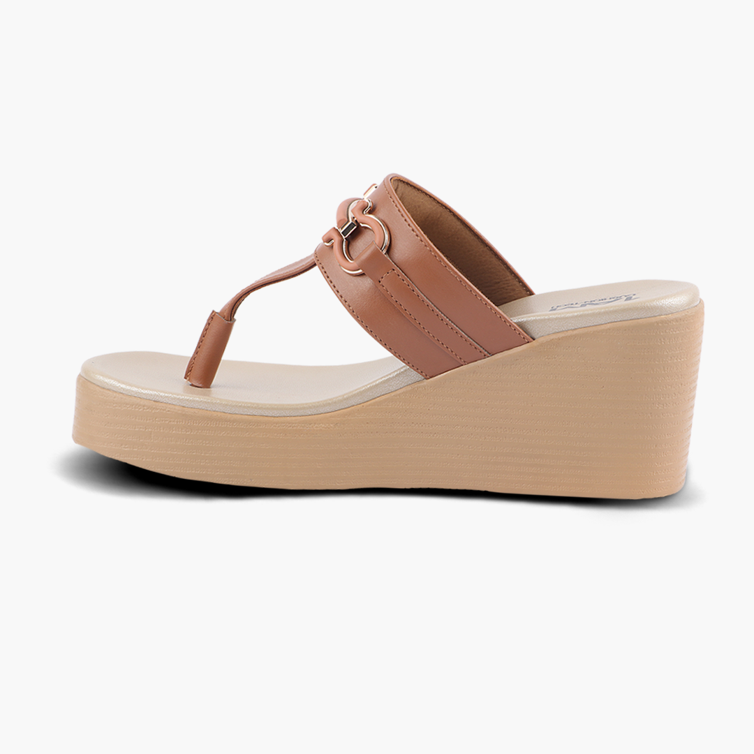 Cushioned Wedge Heel Sandals for Women (Arch Support)
