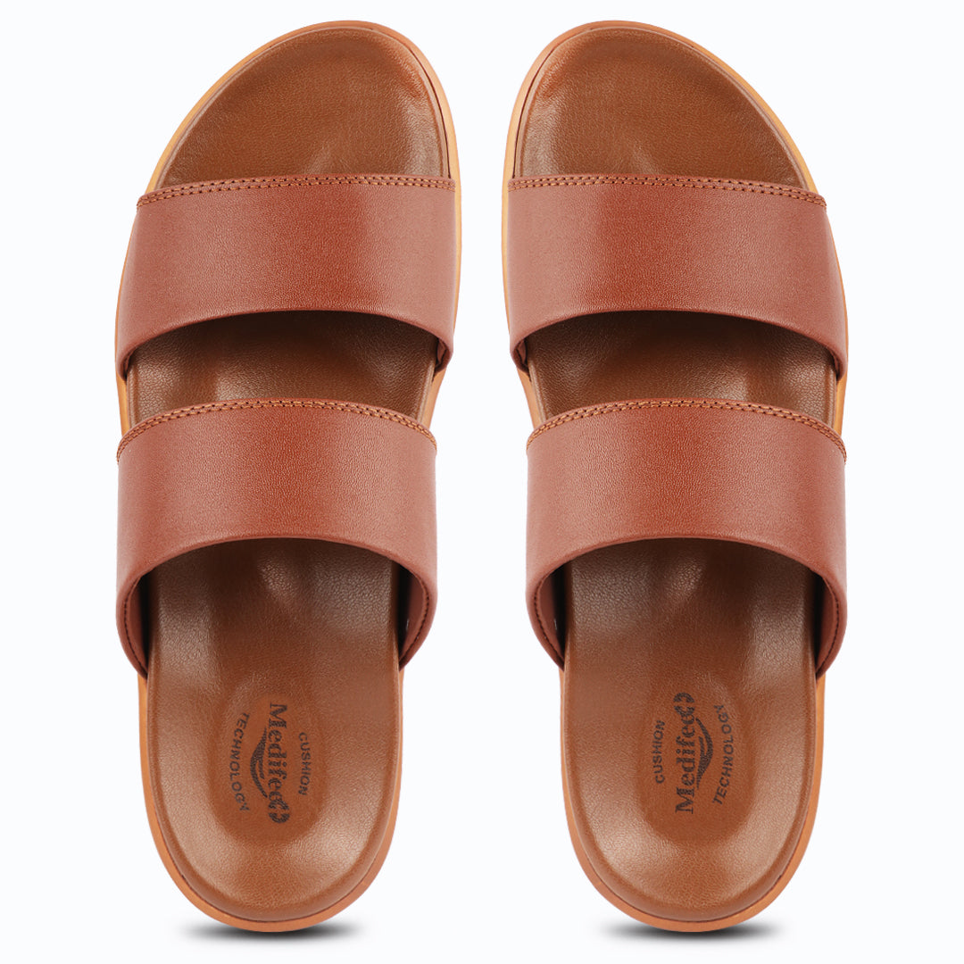 Medifeet Dual Strap Slippers ( Comfy & Arch Support )