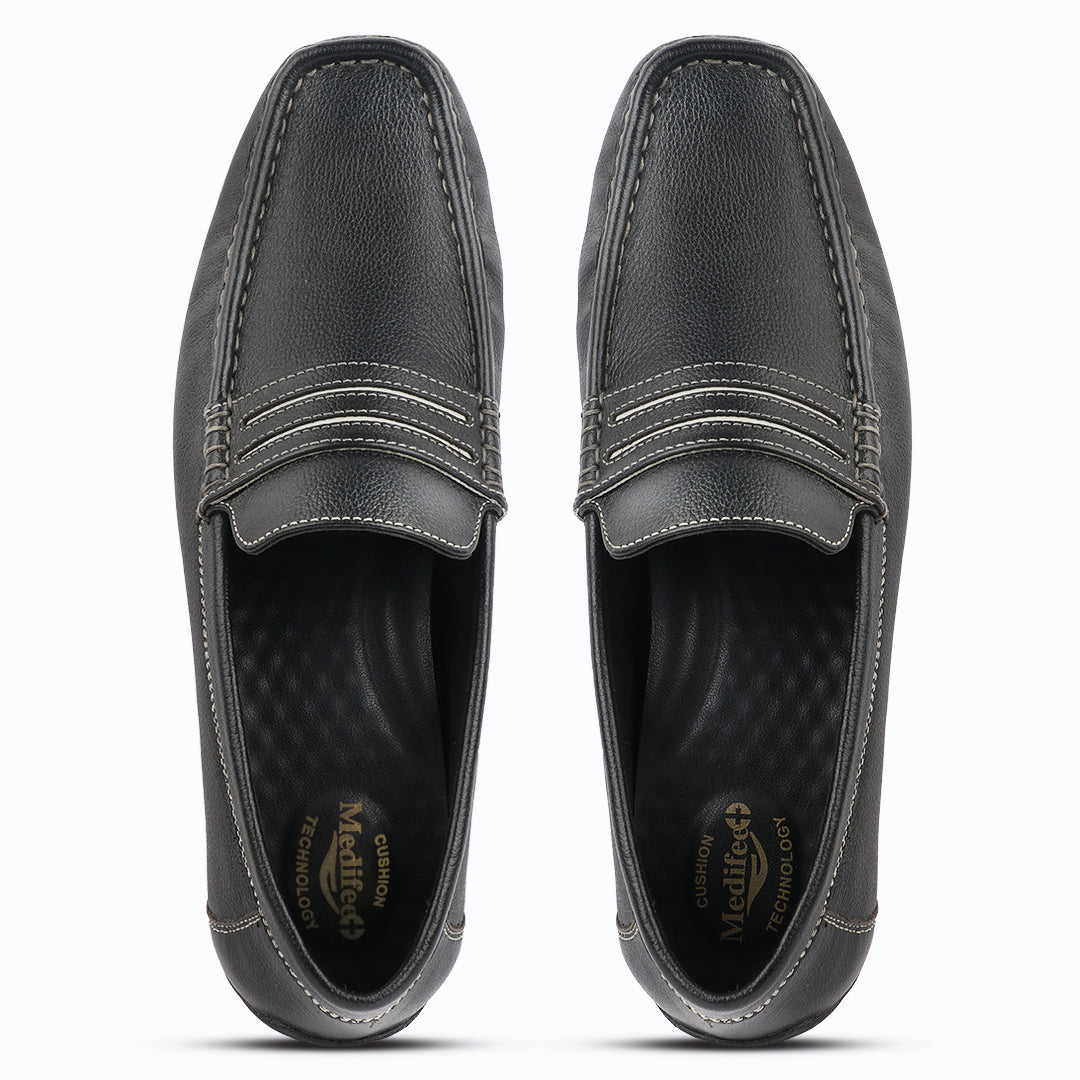 Medifeet Loafer Shoes for Men (Cushioned Footbed)