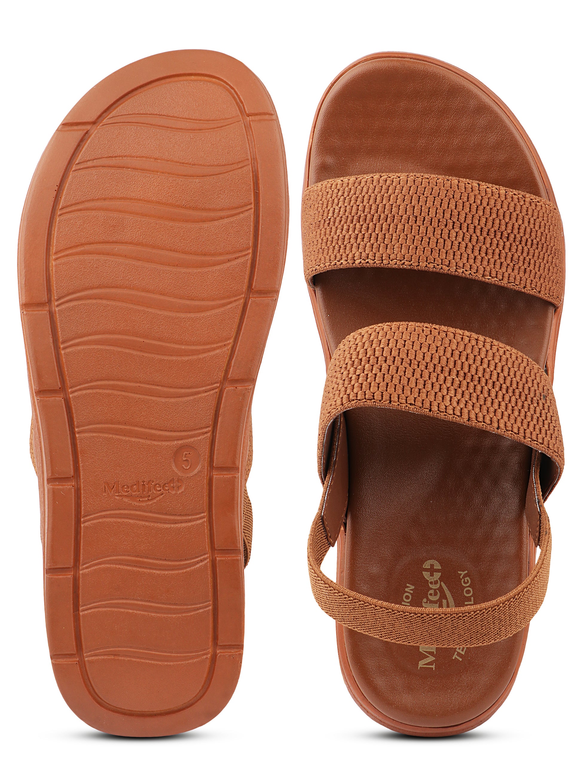 Medifeet Dual Strap Sandals for Women
(with High Back Strap & Arch Support)