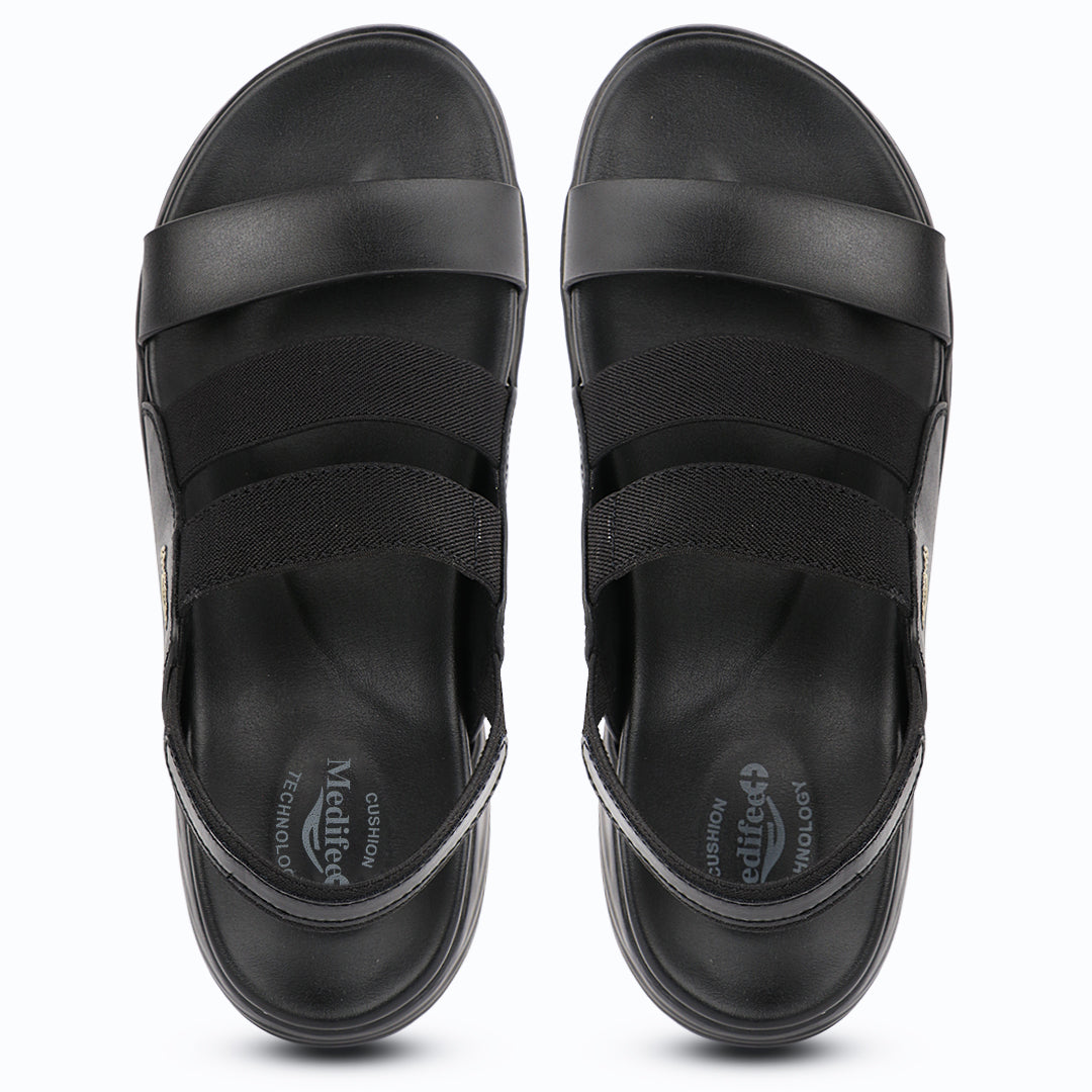 Medifeet TrioStyle Slingback Sandals for Women | Arch Support | Fashionable & Comfortable