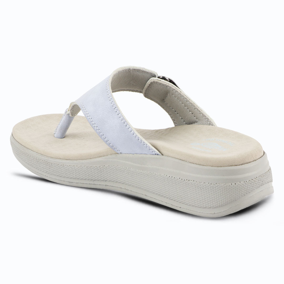 Medifeet Side V-Strap Comfortable Sandals with Arch Support For Women's