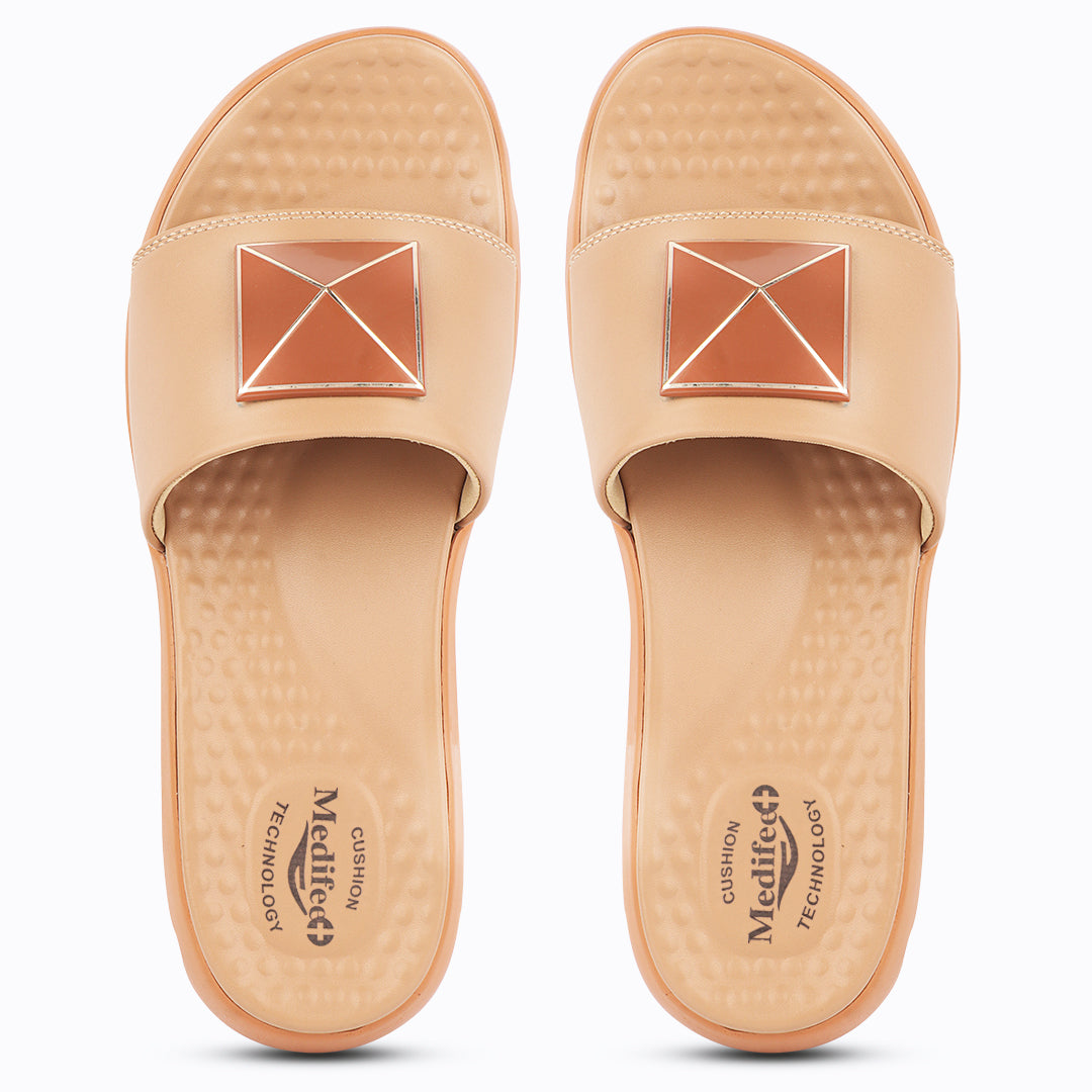 Medifeet Orthopedic Slides With Arch Support For Women's