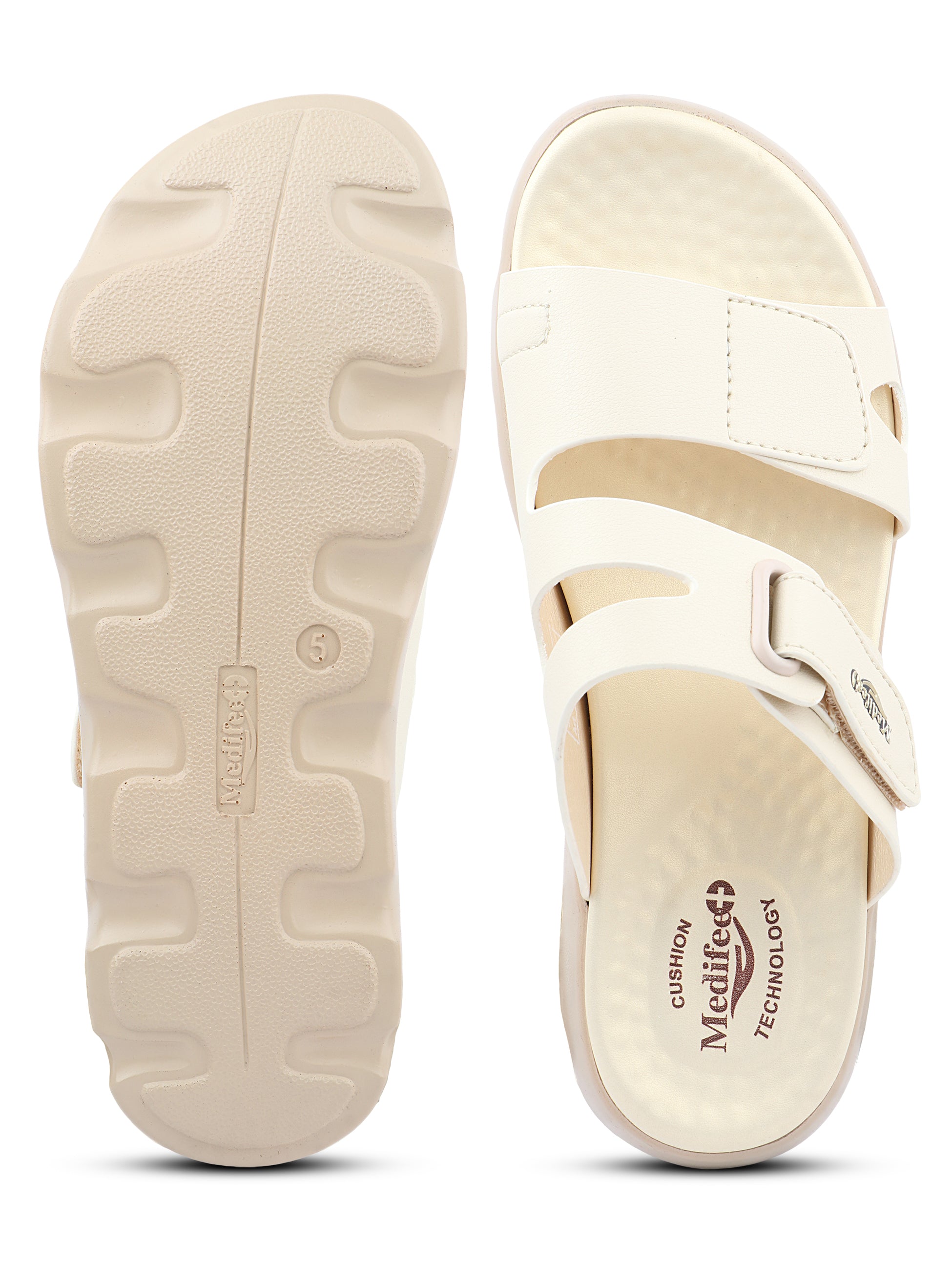 Medifeet Women's Therapeutic Comfort Sandals | Helps Reduce Lower Back, Hip & Ankle Stress | Cushioned Pressure Relief Footbed