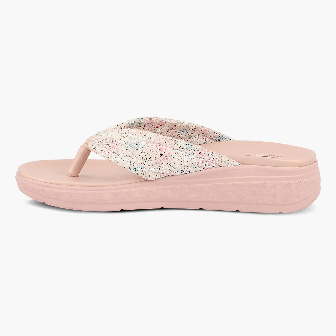 Medifeet Cushion & Comfortable Midsole With Arch Support Slippers For Women's (FLORAL)