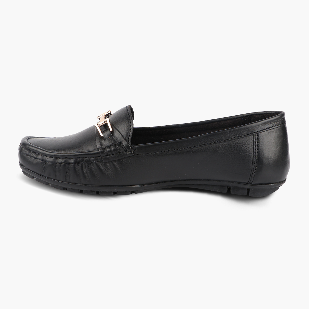 Medifeet Leather Moccasin / Loafers for Women
(Premium Leather | Cushioned Footbed)