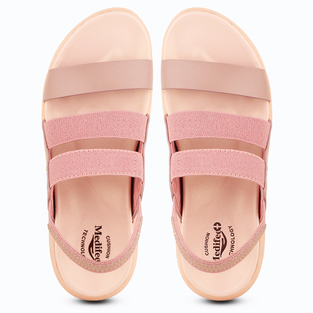 Medifeet TrioStyle Slingback Sandals for Women | Arch Support | Fashionable & Comfortable
