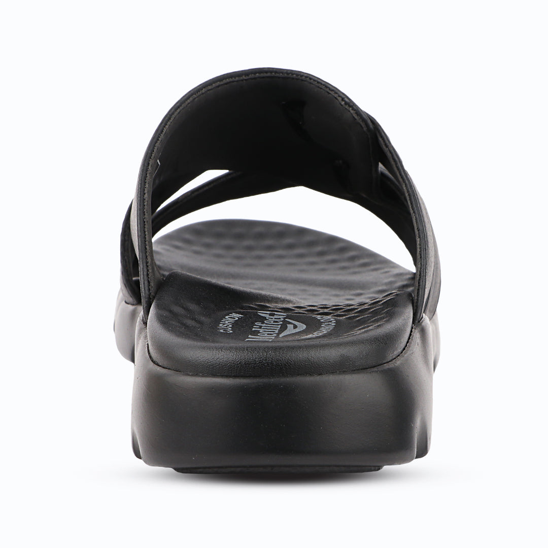 Medifeet Cross Loop Women's Orthopedic Ergonomic Comfort Slides | German Technology | Arch Support | Diabetic Friendly | Indoor & Outdoor Use Slippers