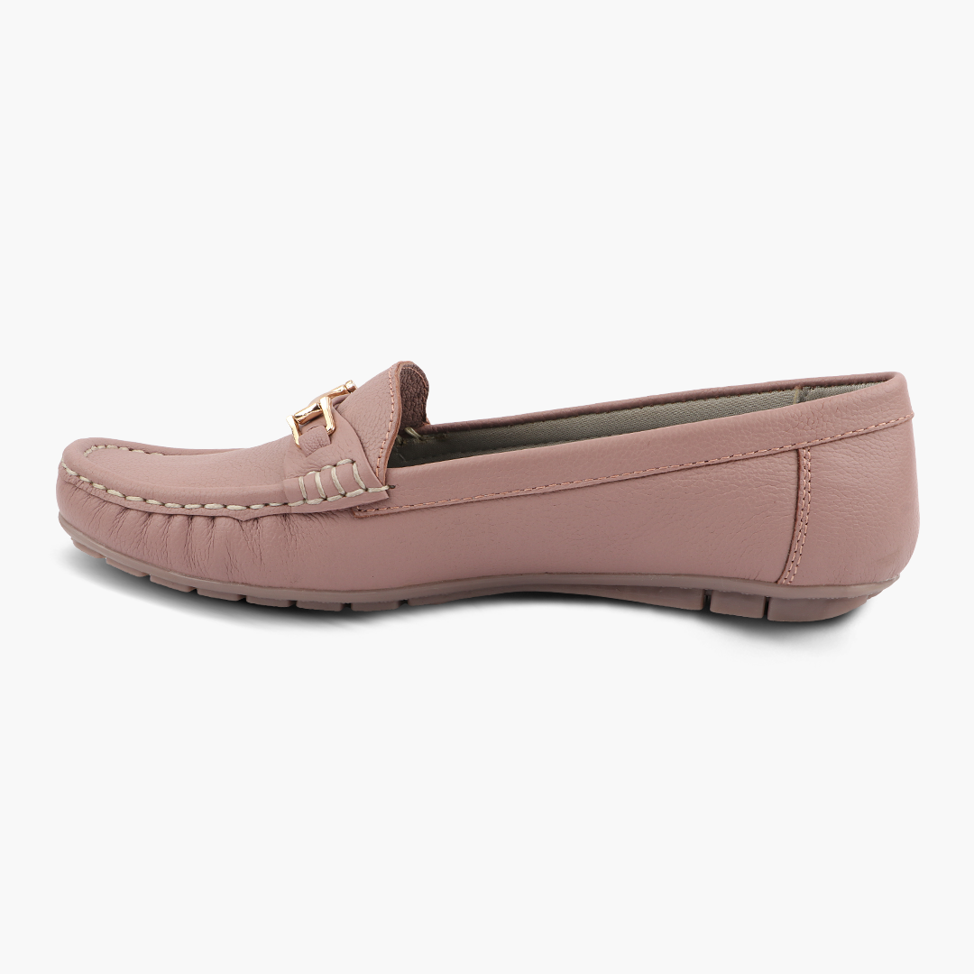 Medifeet Leather Moccasin / Loafers for Women
(Premium Leather | Cushioned Footbed)