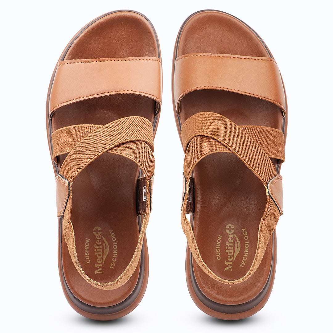 Medifeet ComfortSync Orthopedic Women Sandals with Arch Support & Cushioned Midsole | German Comfort Technology | Lightweight Anti-Skid Daily Walking Sandals