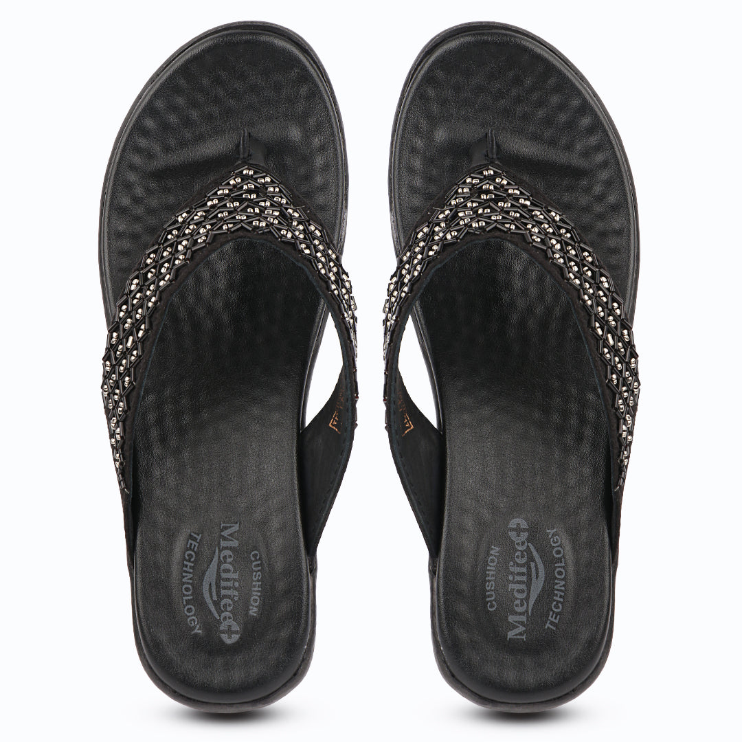 Medifeet Cushioned Footbed Comfortable Heel