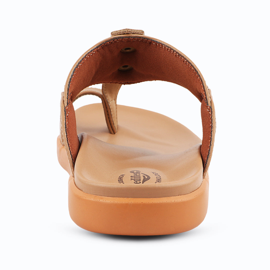 Medifeet Men’s Ethnic Comfort Sandals with Arch Support – All-Day Walking Slippers