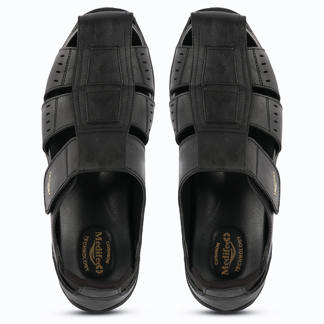 Ortho-Friendly Ankle-Strap Fisherman Sandals For Men's