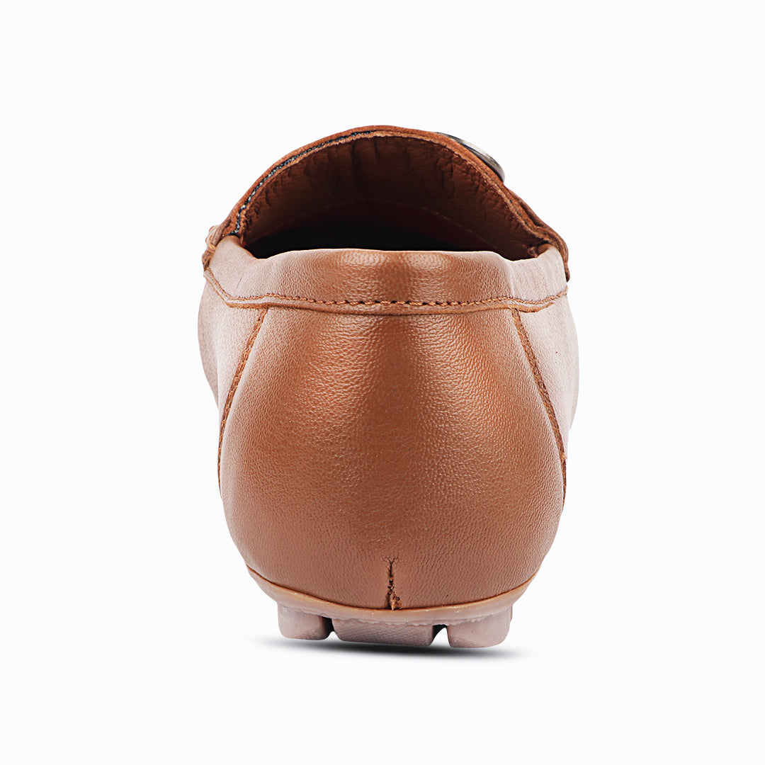 Medifeet Genuine Leather Comfort With Arch Support Loafers For Women's