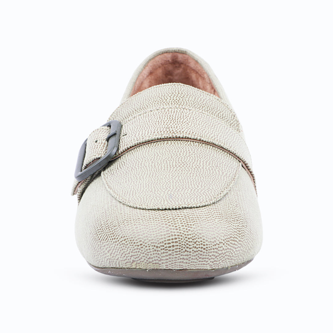 Medifeet Arlo Buckle Comfort Loafer For Women’s Lightweight Cushioned Office & Casual Shoes for All-Day Support