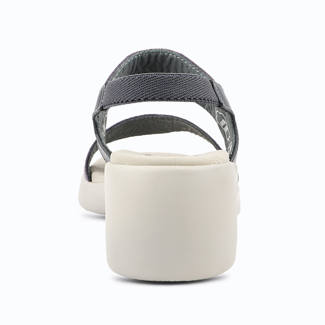 Cushioned Dual Strap Women’s Sandals with Heels