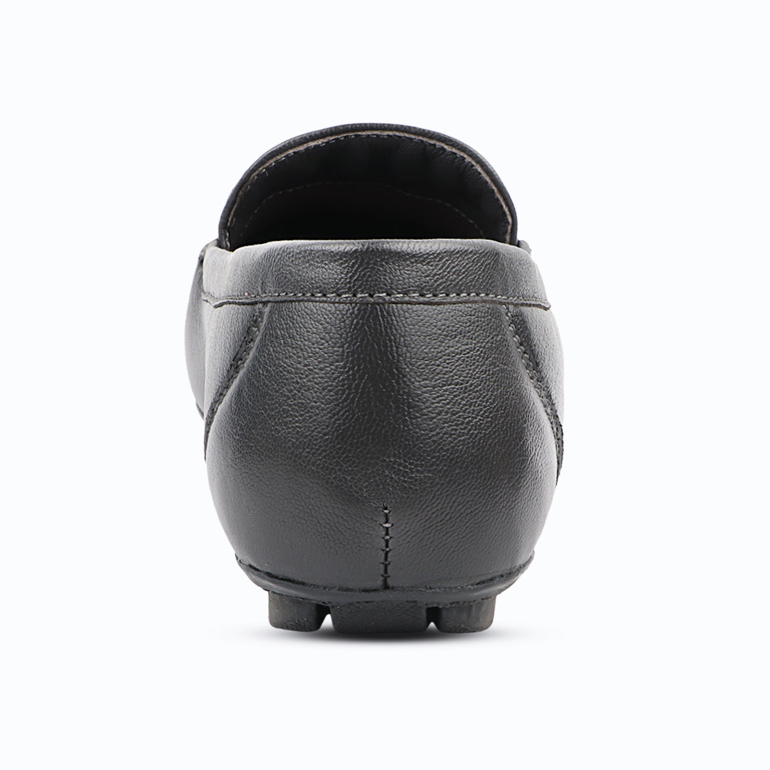 Pointed-Toe Leather Loafers for Women with Extra Cushion