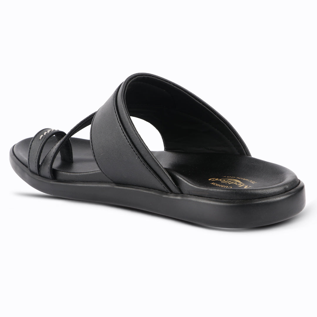 Medifeet Classic Design Leather Slippers for Men
(Ideal for Long Wear)