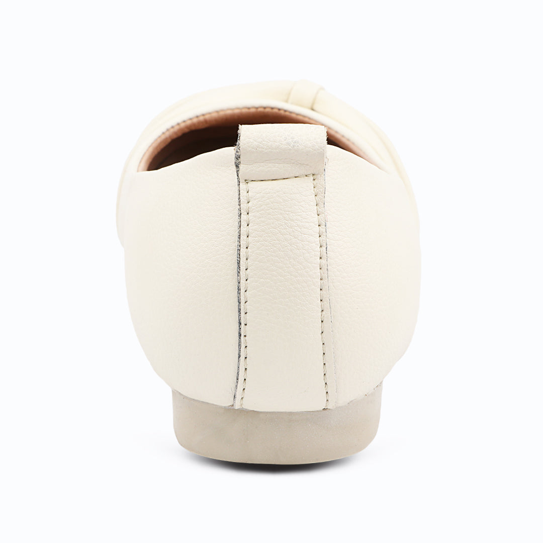 Medifeet SoftWalk Women’s Knot Ballet Flats | Cushioned Slip-On Comfortable Shoes | Orthopedic Comfort Ballerina Flats