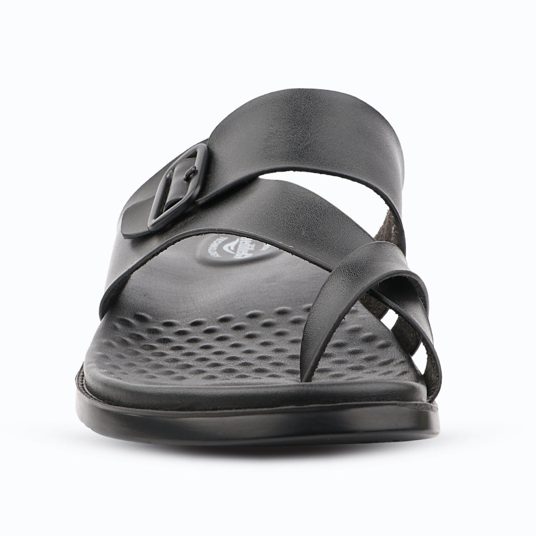 Medifeet Ortho-Stride Adjustable Toe-Ring Slide Sandals with Cushion Footbed